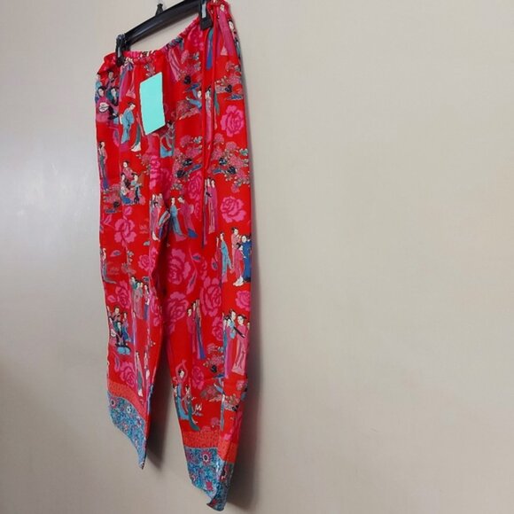 Josie printed oversized pj bottoms - Picture 3 of 7